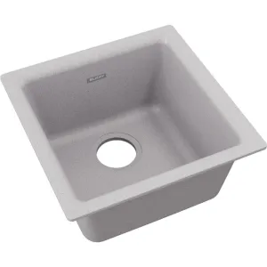 Elkay Quartz Classic 15.75" x 15.75" x 7.69" Single Basin Dual-Mount Bar Sink