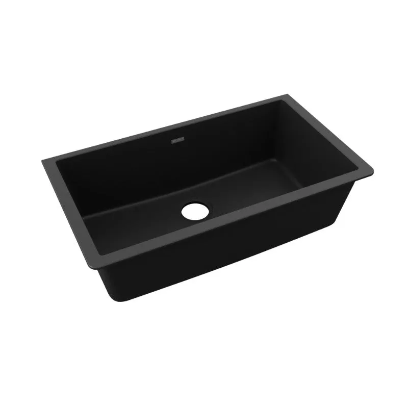 Elkay Quartz Classic 18.44" x 33" x 9.44" Single Basin Undermount Sink