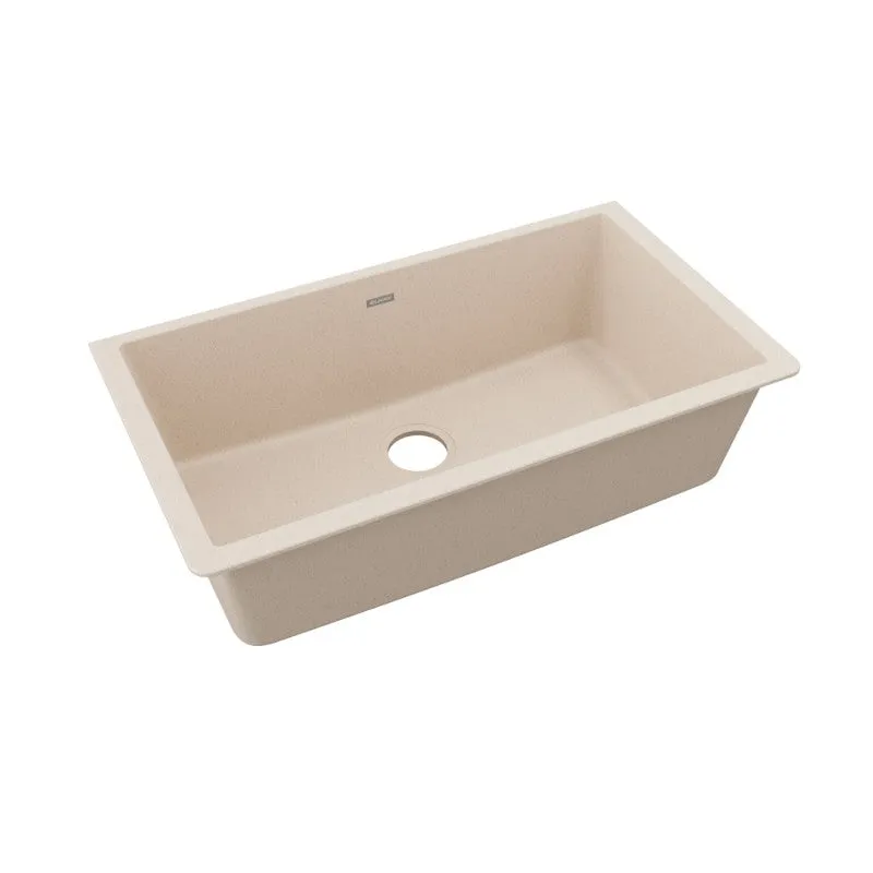 Elkay Quartz Classic 18.44" x 33" x 9.44" Single Basin Undermount Sink