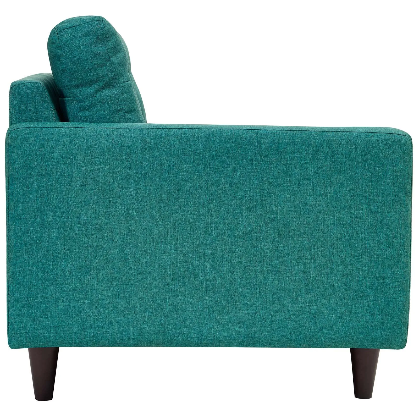 Empress Left-Facing Upholstered Fabric Loveseat