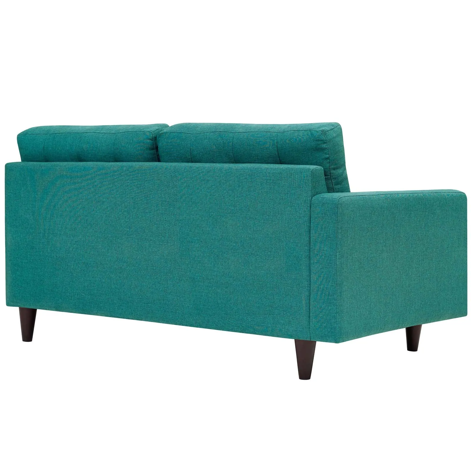 Empress Left-Facing Upholstered Fabric Loveseat