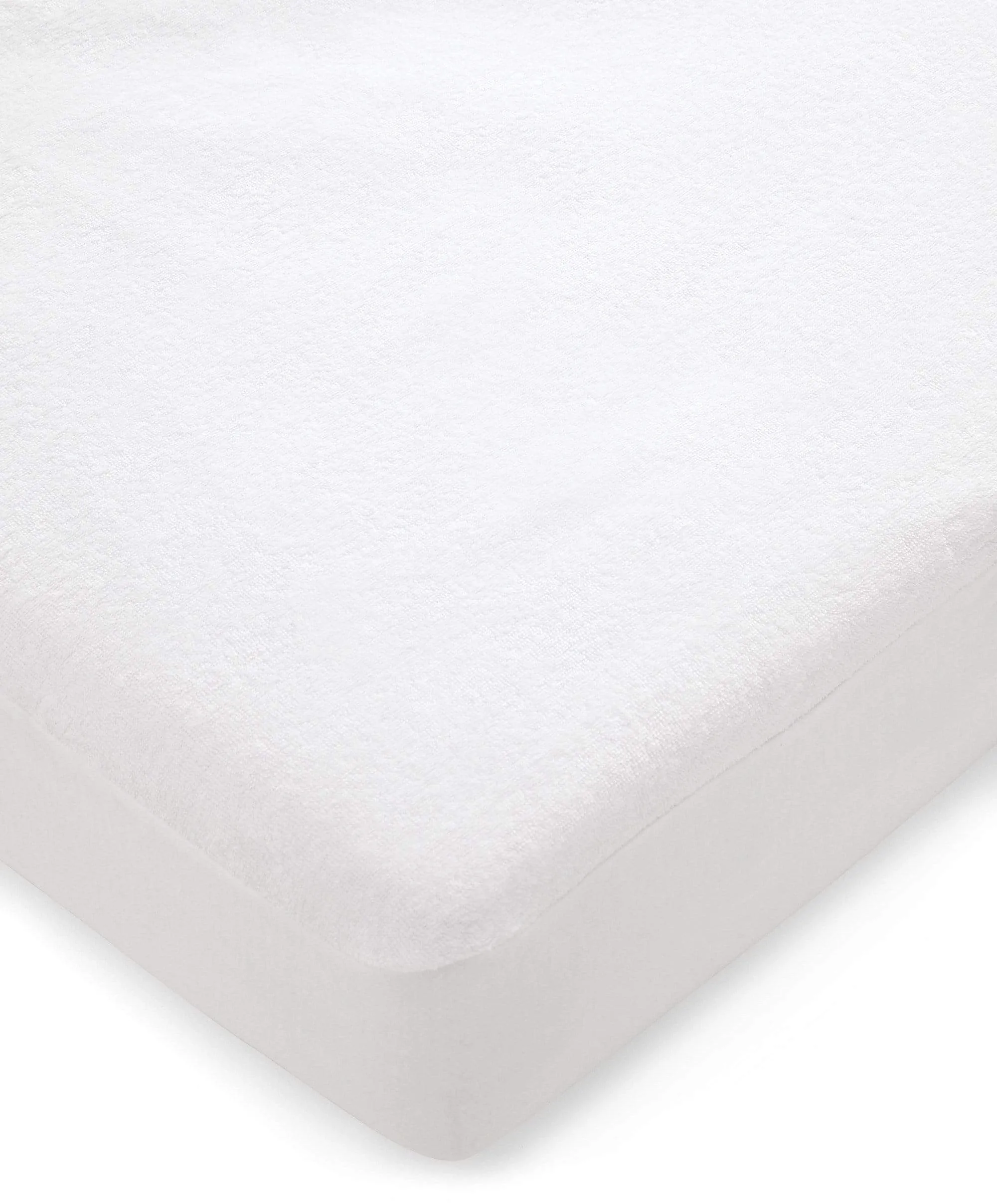 Essential Fibre Cotbed Mattress & Anti-Allergy Terry Towelling Mattress Protector Bundle