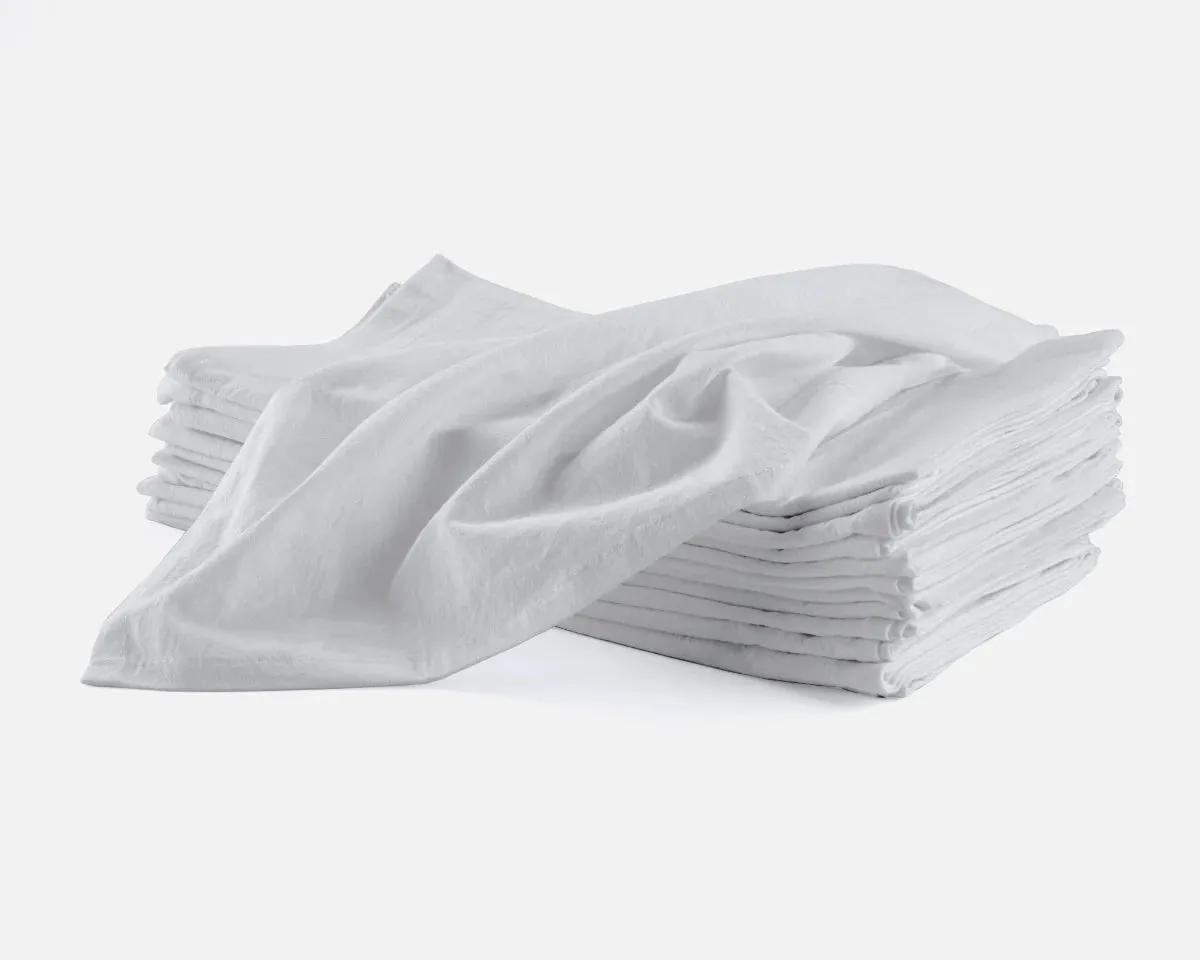 Extra Large Flour Sack Towels, Jumbo Blank Tea Towels 33"x38", 100% Cotton, Set of 7