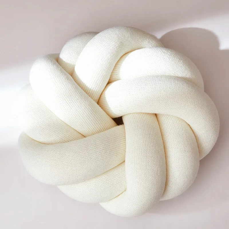 Flower Knot Soft Cotton Knit Pillows