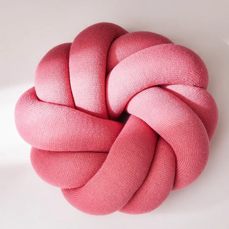 Flower Knot Soft Cotton Knit Pillows