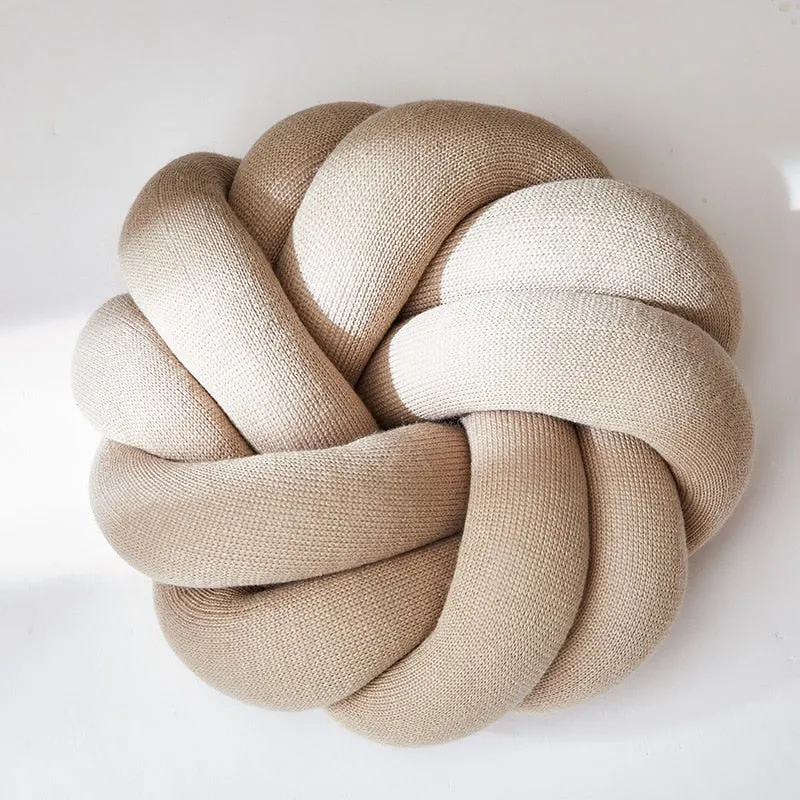 Flower Knot Soft Cotton Knit Pillows