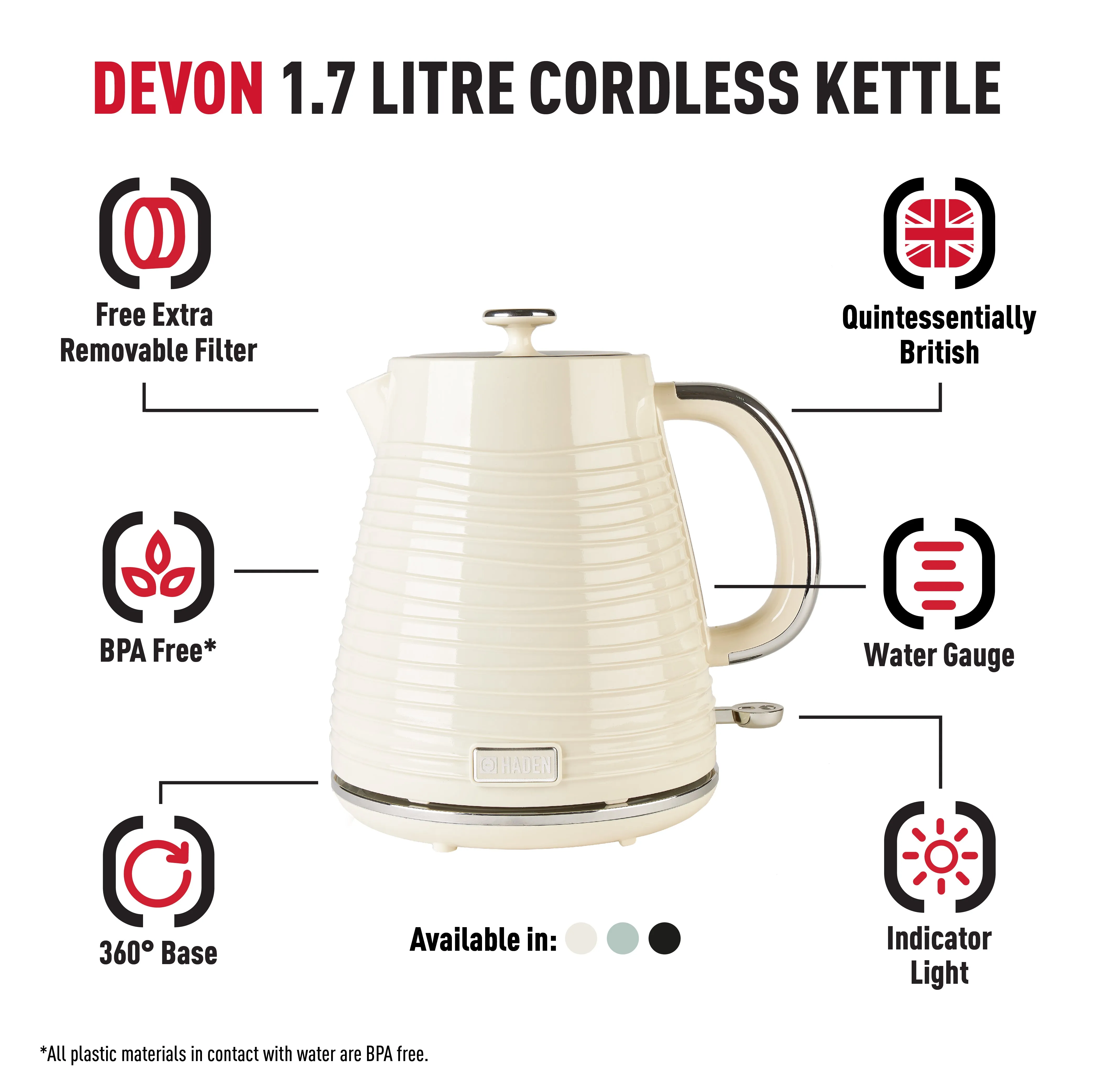 Haden Devon Kettle Cream