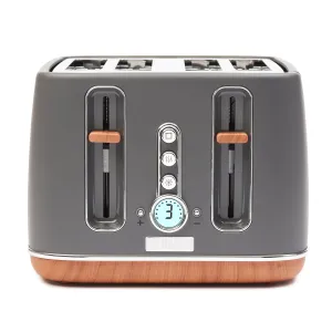 Haden Dorchester Grey 4 Slice Toaster