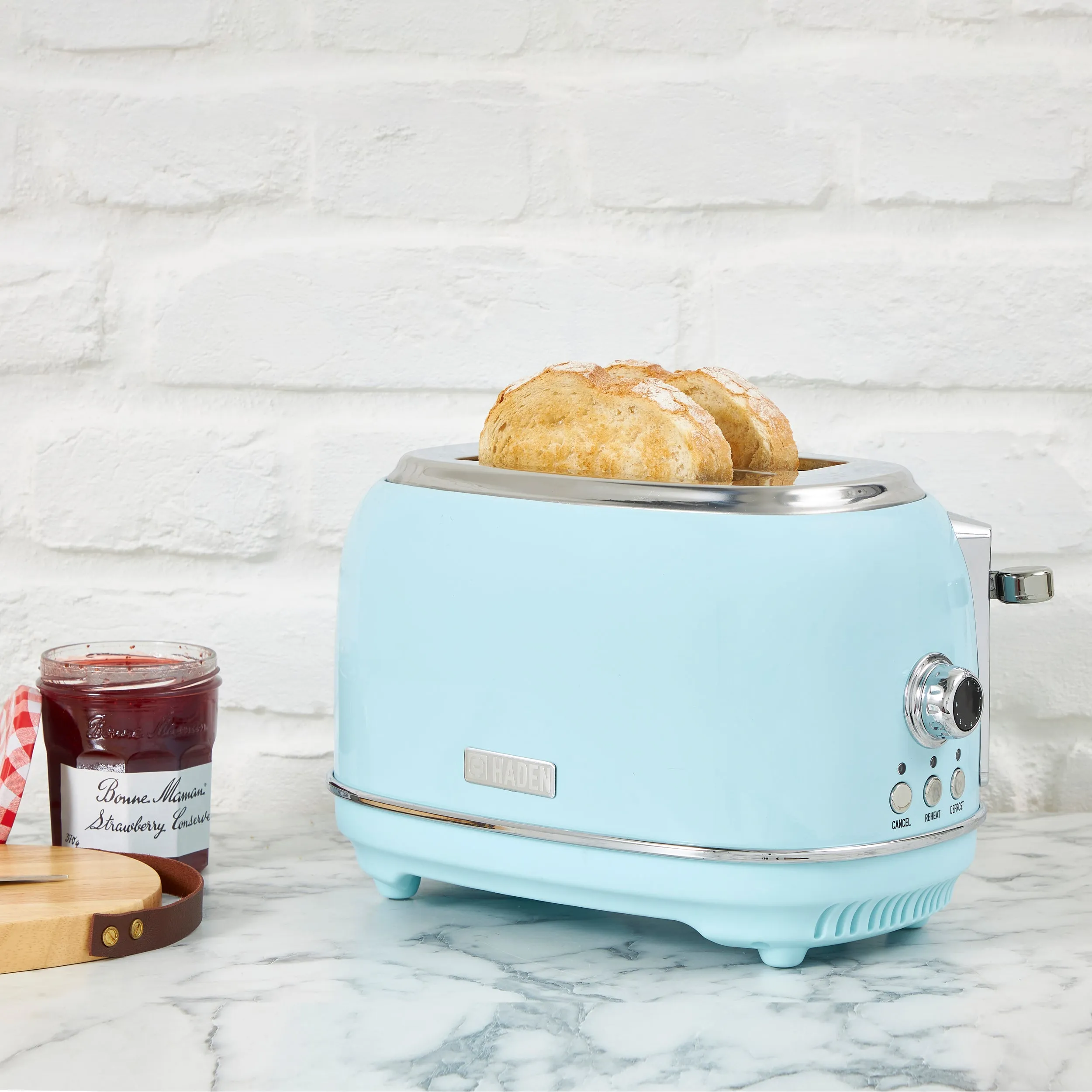 Haden Heritage 2-Slice Turquoise Toaster