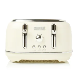 Haden Highclere Cream 4 Slice Toaster