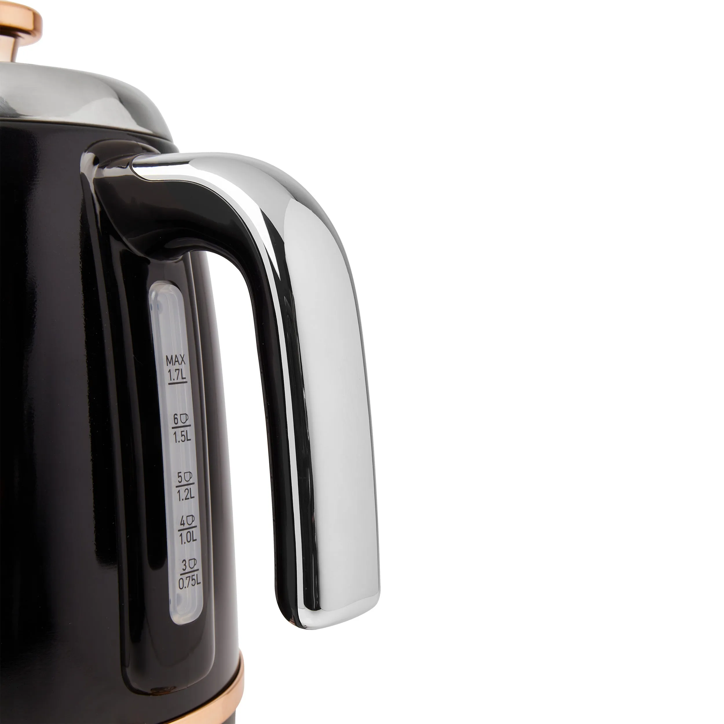 Haden Salcombe Black and Copper Kettle