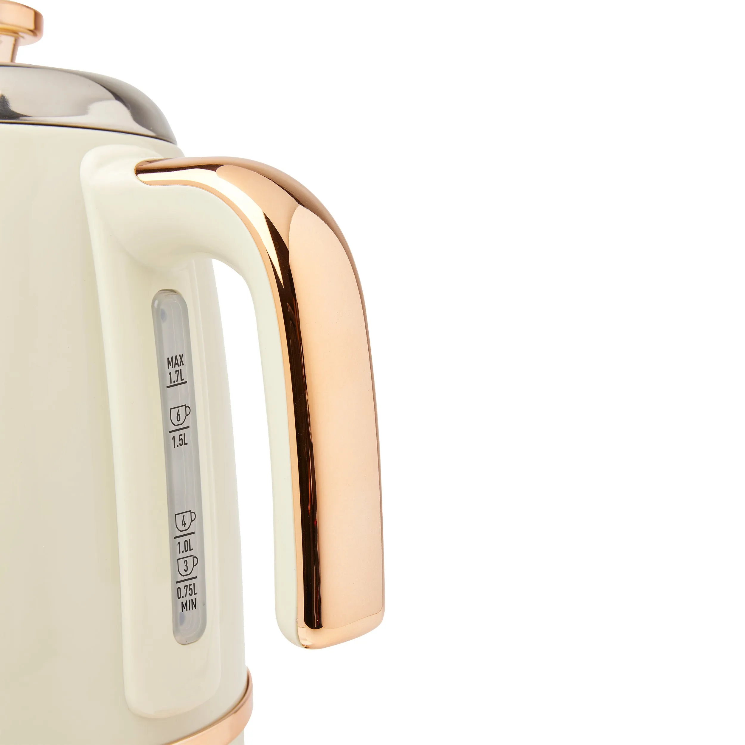 Haden Salcombe Cream and Copper Kettle