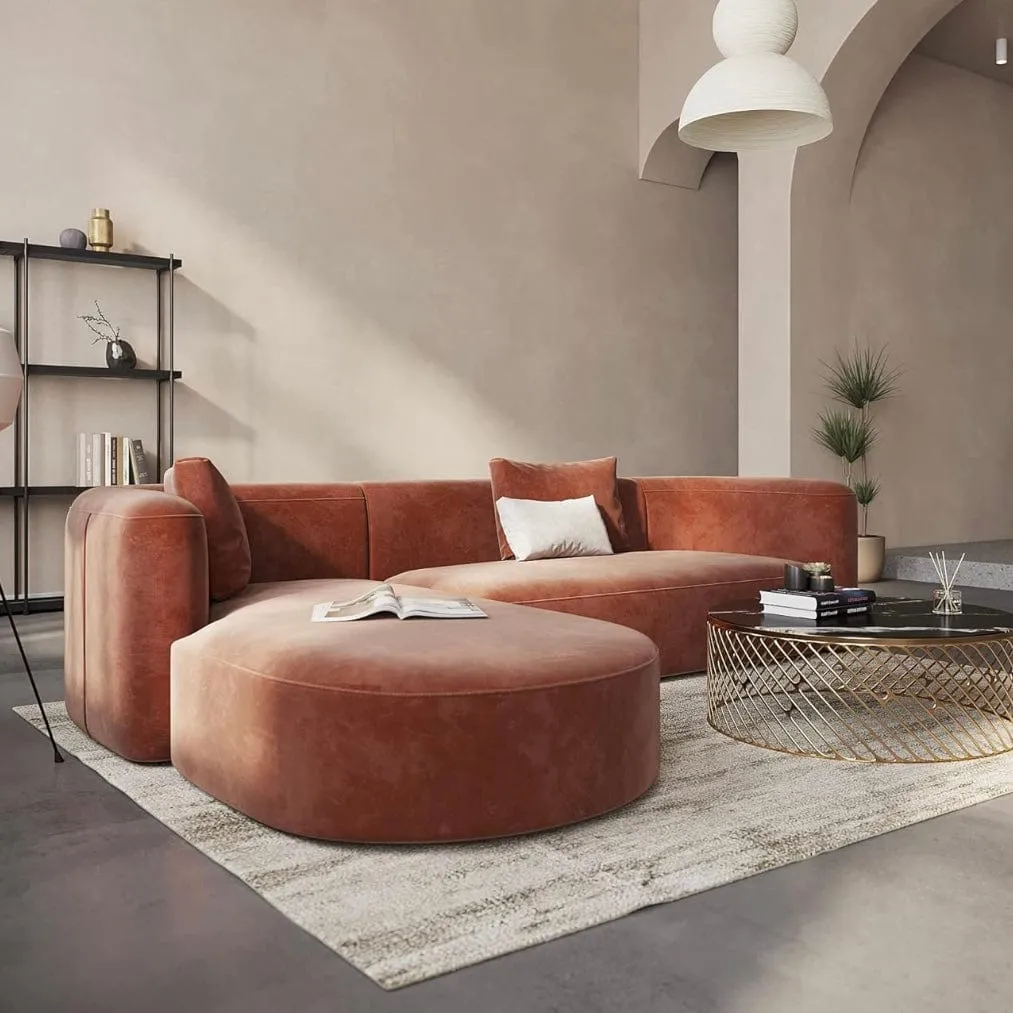 Hampton Scratch Resistant Curve Sofa