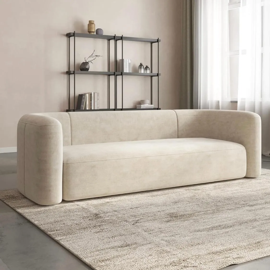 Hampton Scratch Resistant Curve Sofa