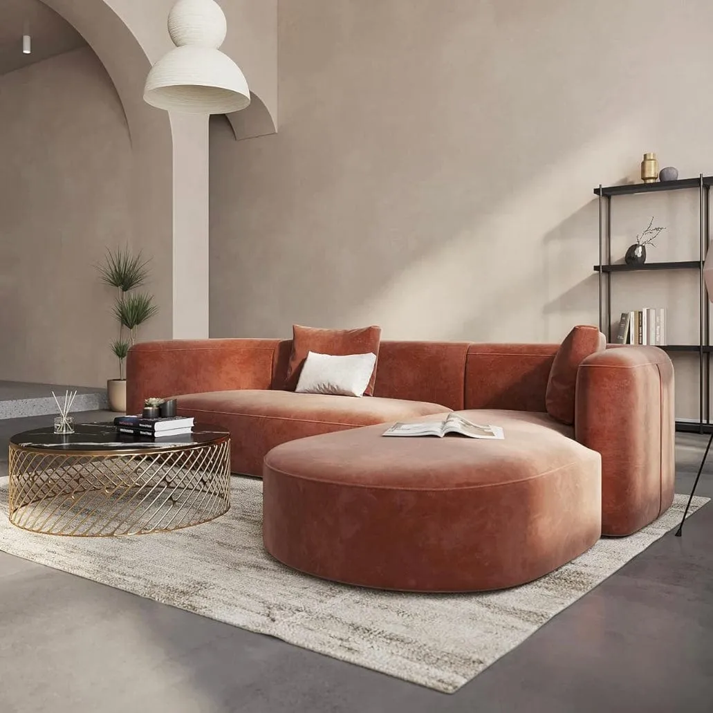 Hampton Scratch Resistant Curve Sofa