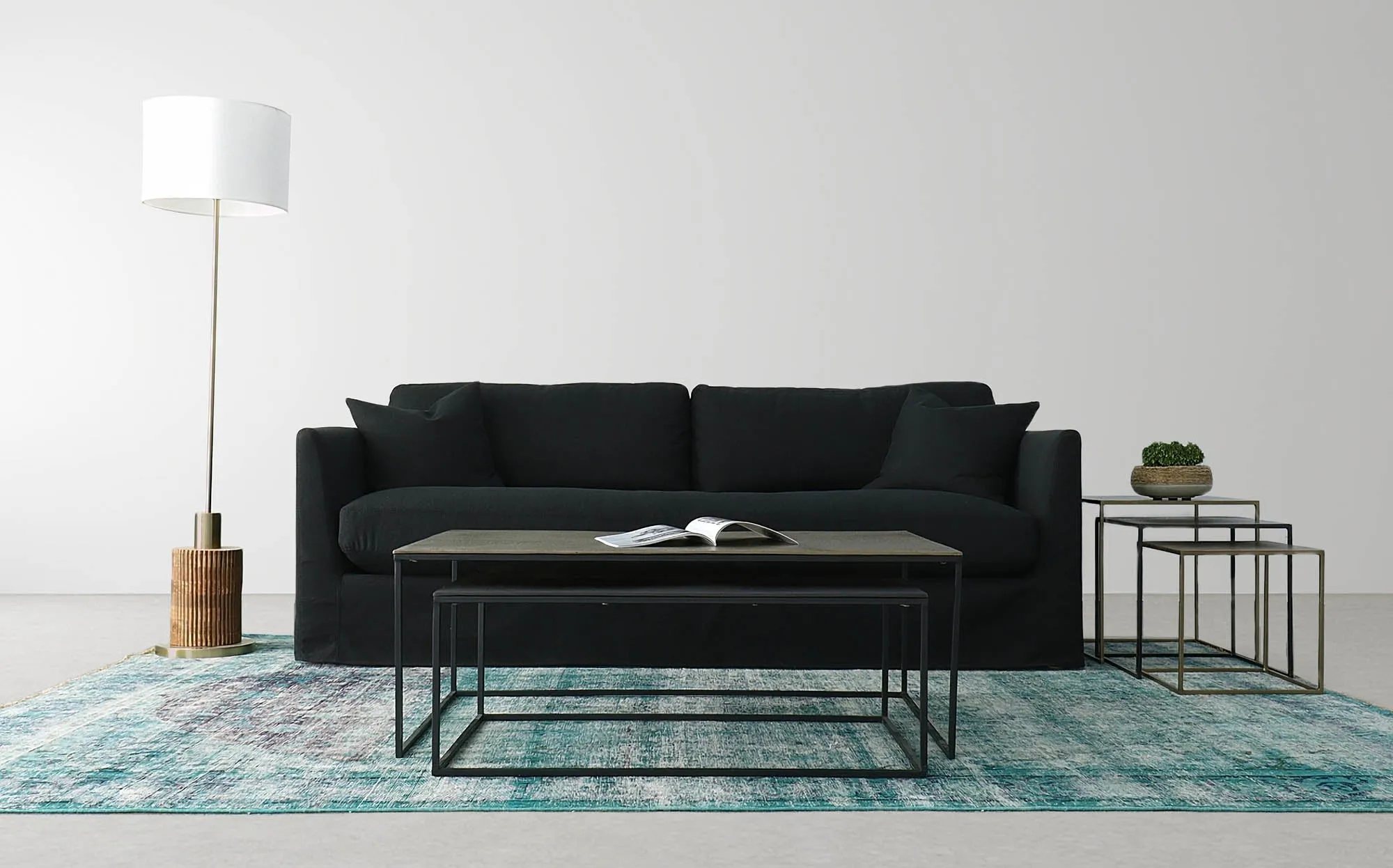 Heston Sofa - Black Raven