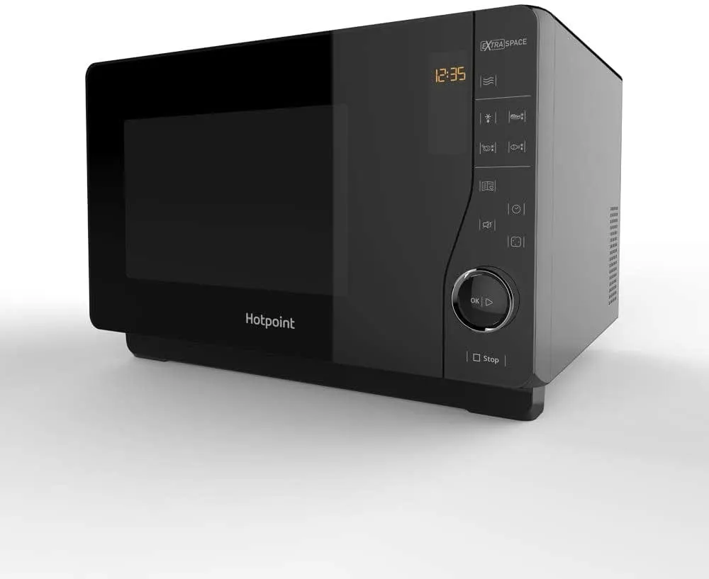 Hotpoint MWH2621MB Ultimate Collection 25L Flatbed Digital Microwave Oven - Black