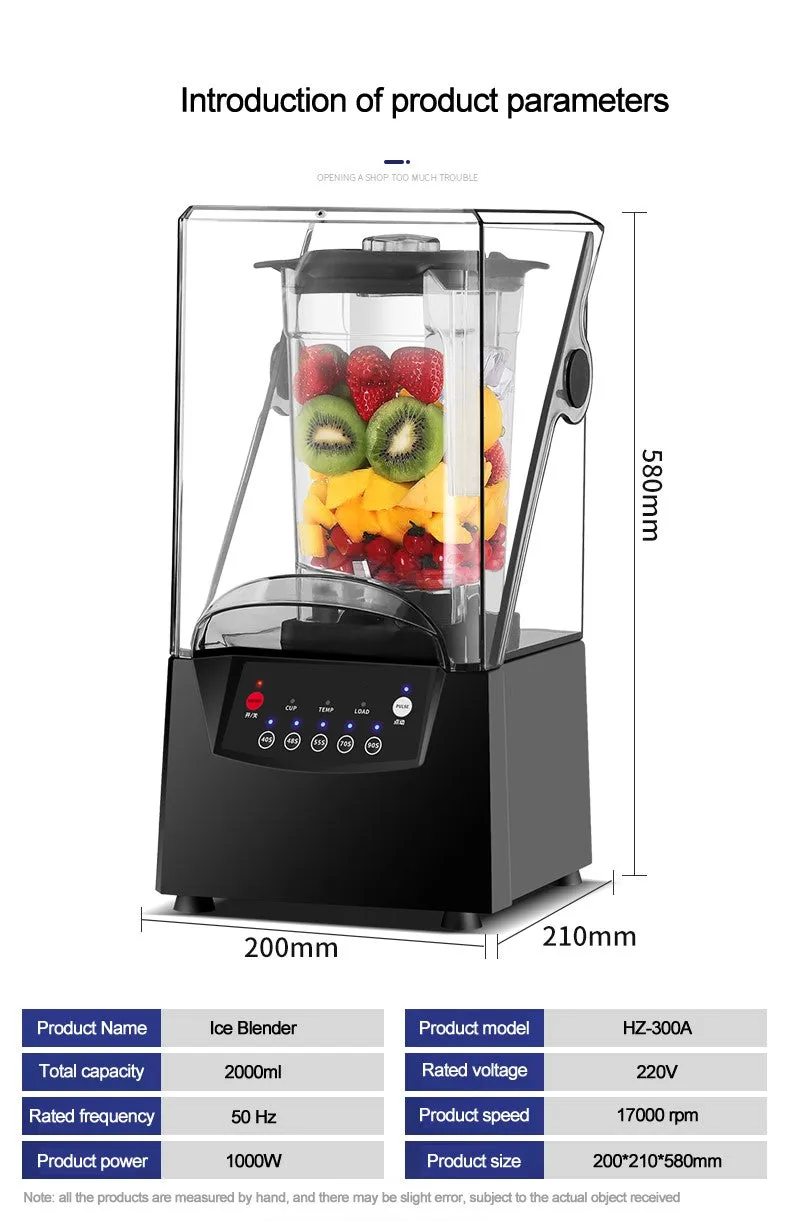 Ice Blender Machine – Versatile and Powerful for All Your Frozen Treats