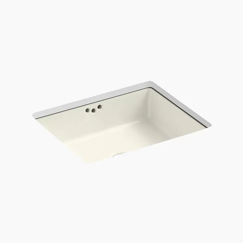 Kathryn 15.63" x 19.75" x 6.25" Vitreous China Undermount Bathroom Sink in Biscuit