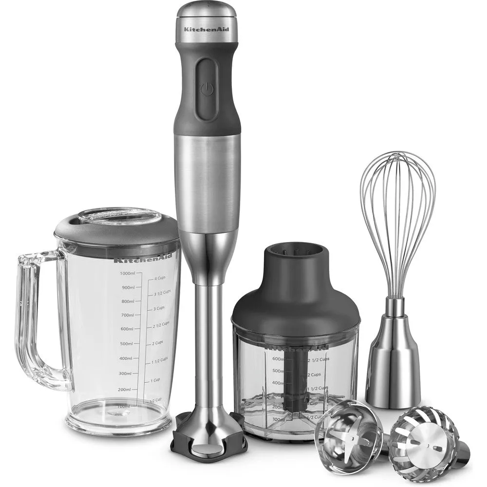 KITCHENAID 5 SPEEDS HAND BLENDER  -  STAINLESS STEEL