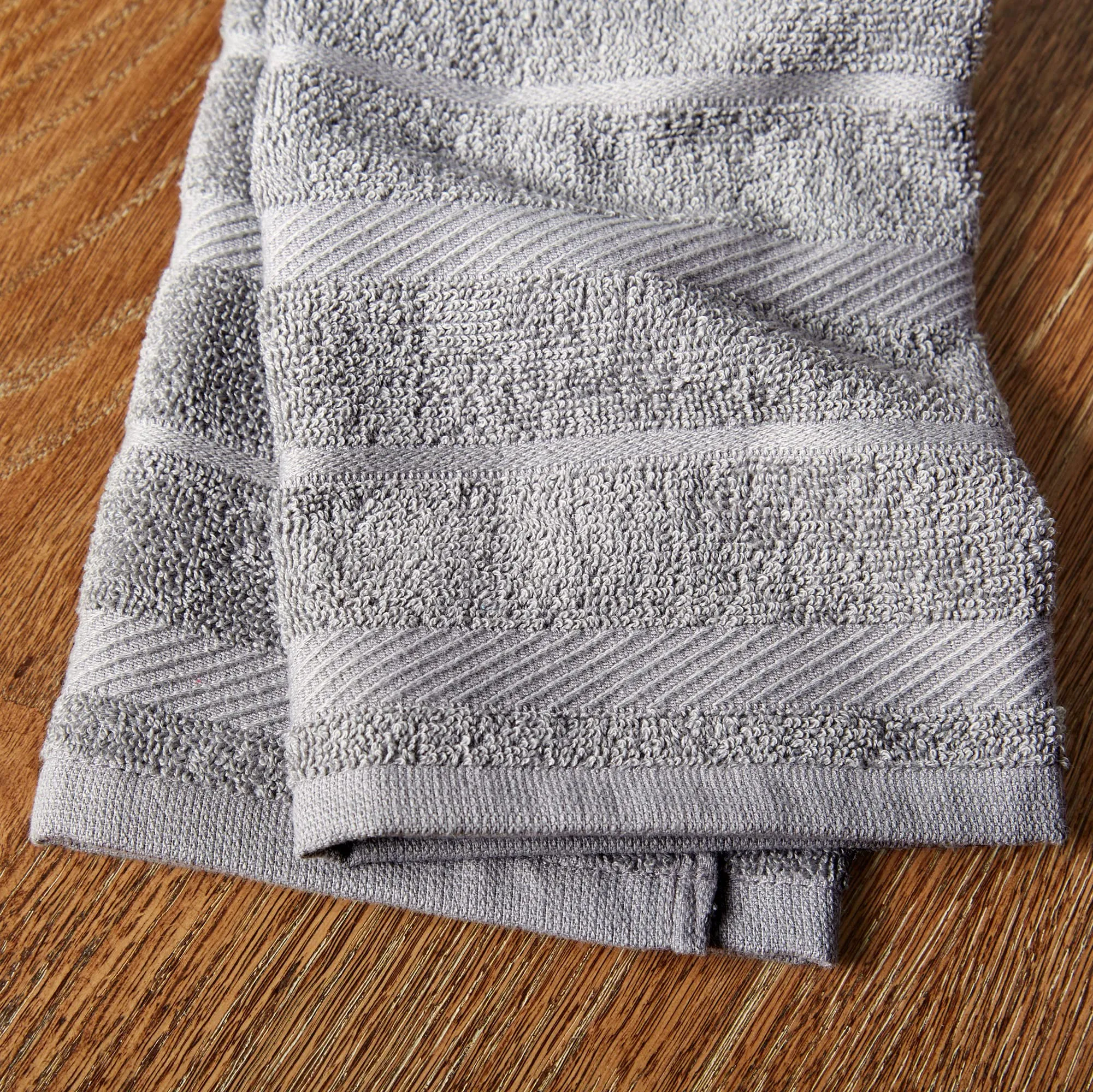 KitchenAid Albany 4-Pack Kitchen Towel Set - Grey & White, 16"x26"