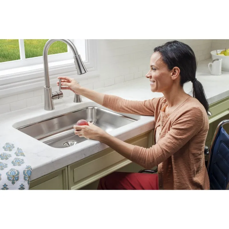 Lustertone Classic 18.25" x 23.5" x 4.38" Stainless Steel Single-Basin Undermount Kitchen Sink