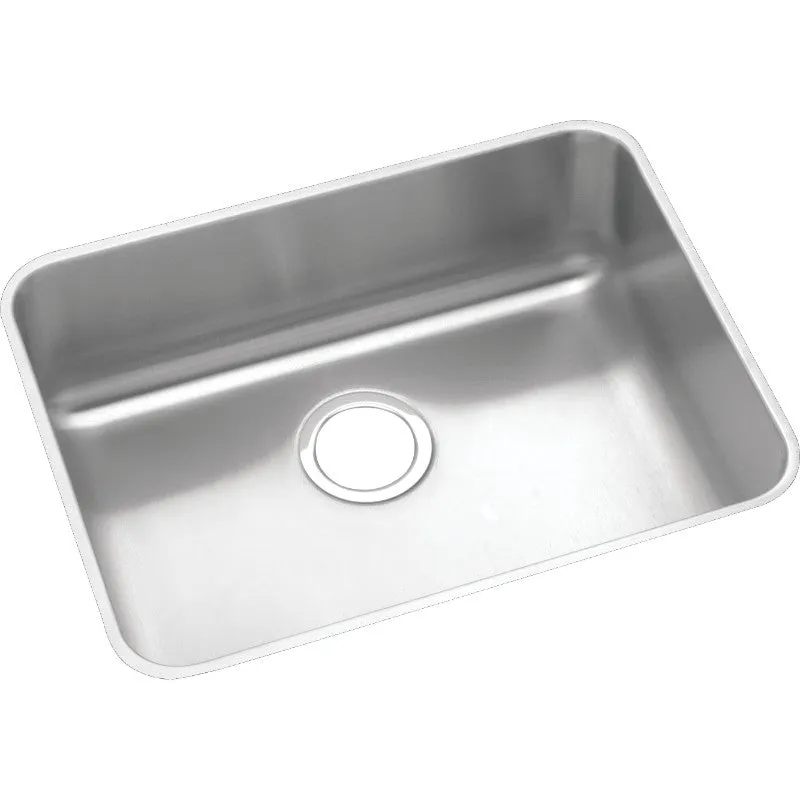 Lustertone Classic 18.25" x 23.5" x 7.5" Stainless Steel Single-Basin Undermount Kitchen Sink