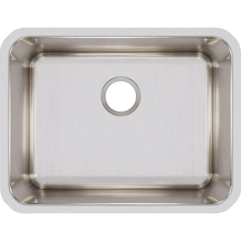 Lustertone Classic 18.25" x 23.5" x 7.5" Stainless Steel Single-Basin Undermount Kitchen Sink