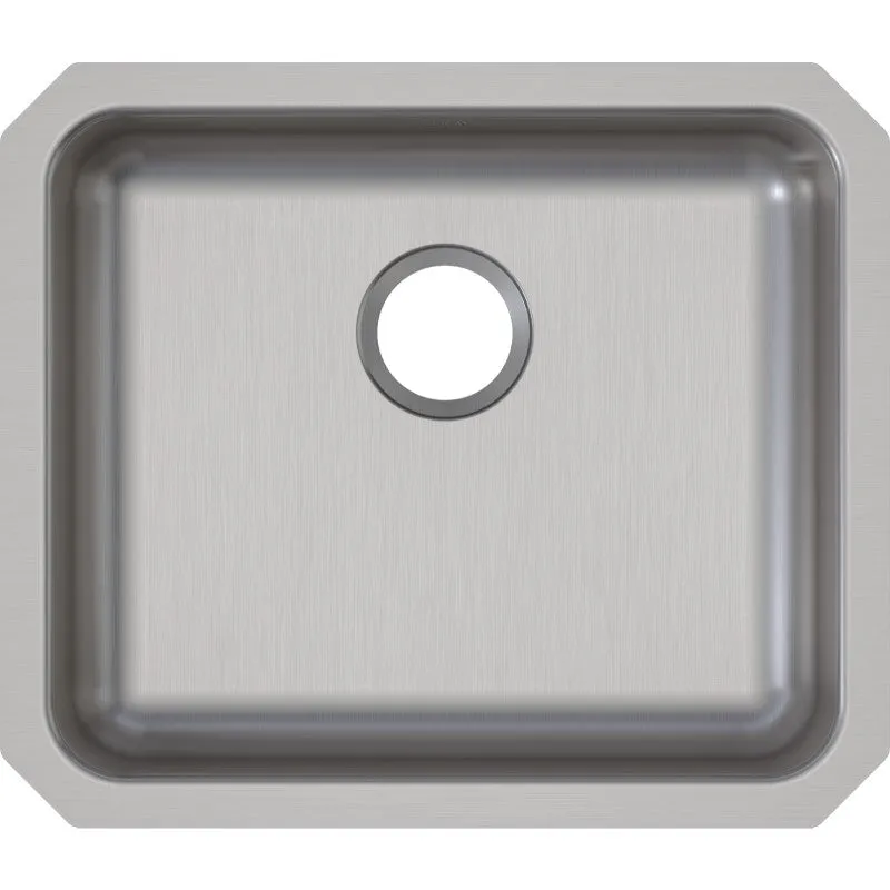 Lustertone Classic 18.5" x 21.5" x 4.38" Stainless Steel Single-Basin Undermount Kitchen Sink