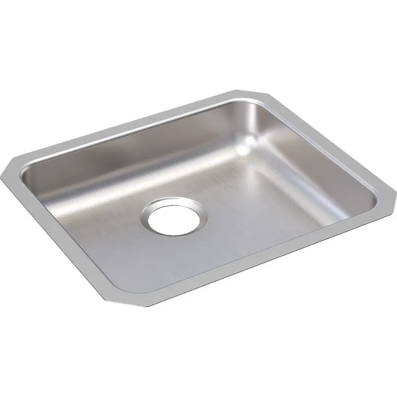 Lustertone Classic 18.5" x 21.5" x 4.38" Stainless Steel Single-Basin Undermount Kitchen Sink