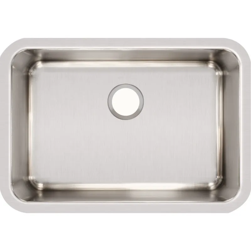 Lustertone Classic 18.5" x 26.5" x 10" Stainless Steel Single-Basin Undermount Kitchen Sink