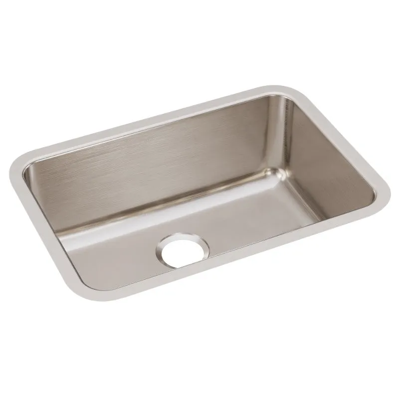 Lustertone Classic 18.5" x 26.5" x 10" Stainless Steel Single-Basin Undermount Kitchen Sink