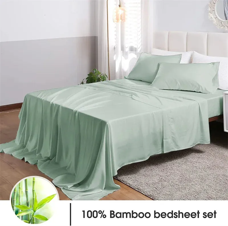 Luxury 100% Organic Bamboo Cooling Sheets Set