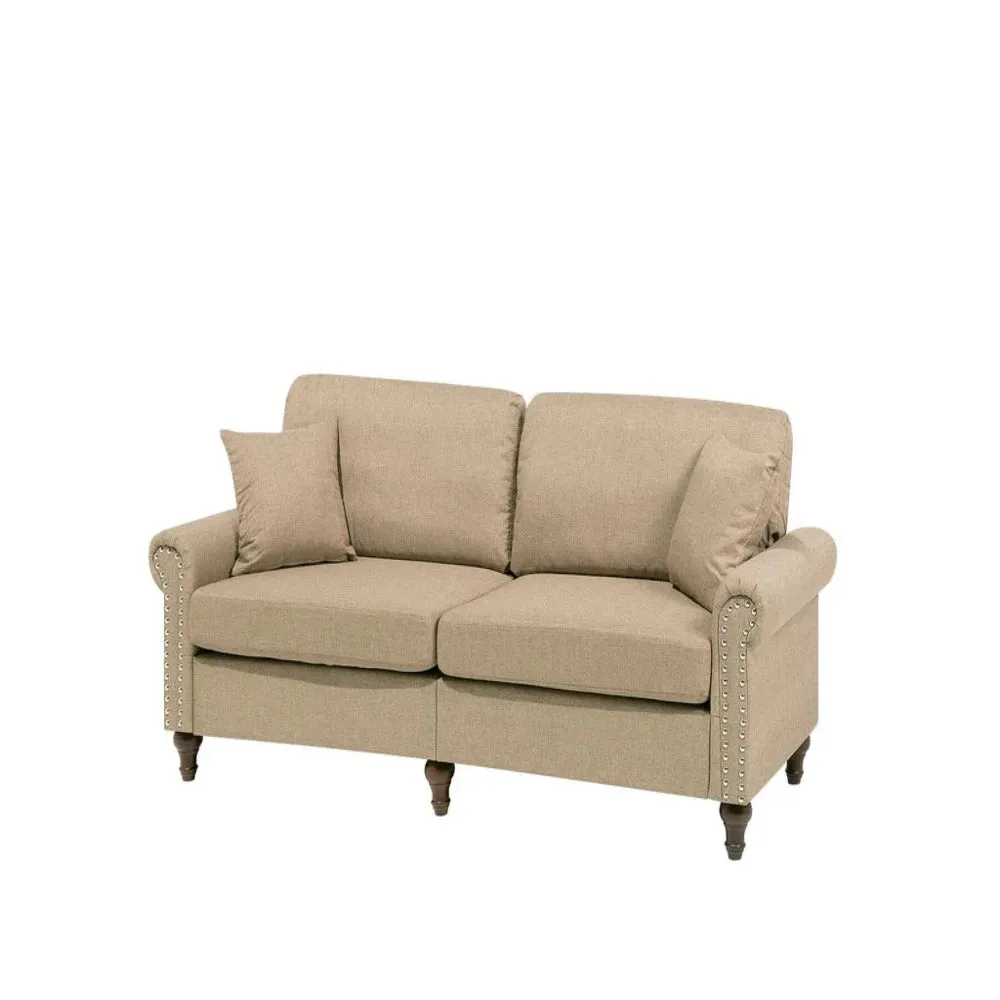 Maxo Straight Line Sofa Set in Cotton