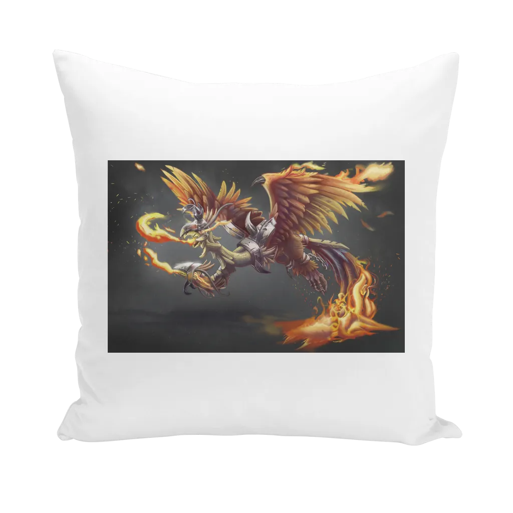 MercilessPheonix_Concept_noname Throw Pillows