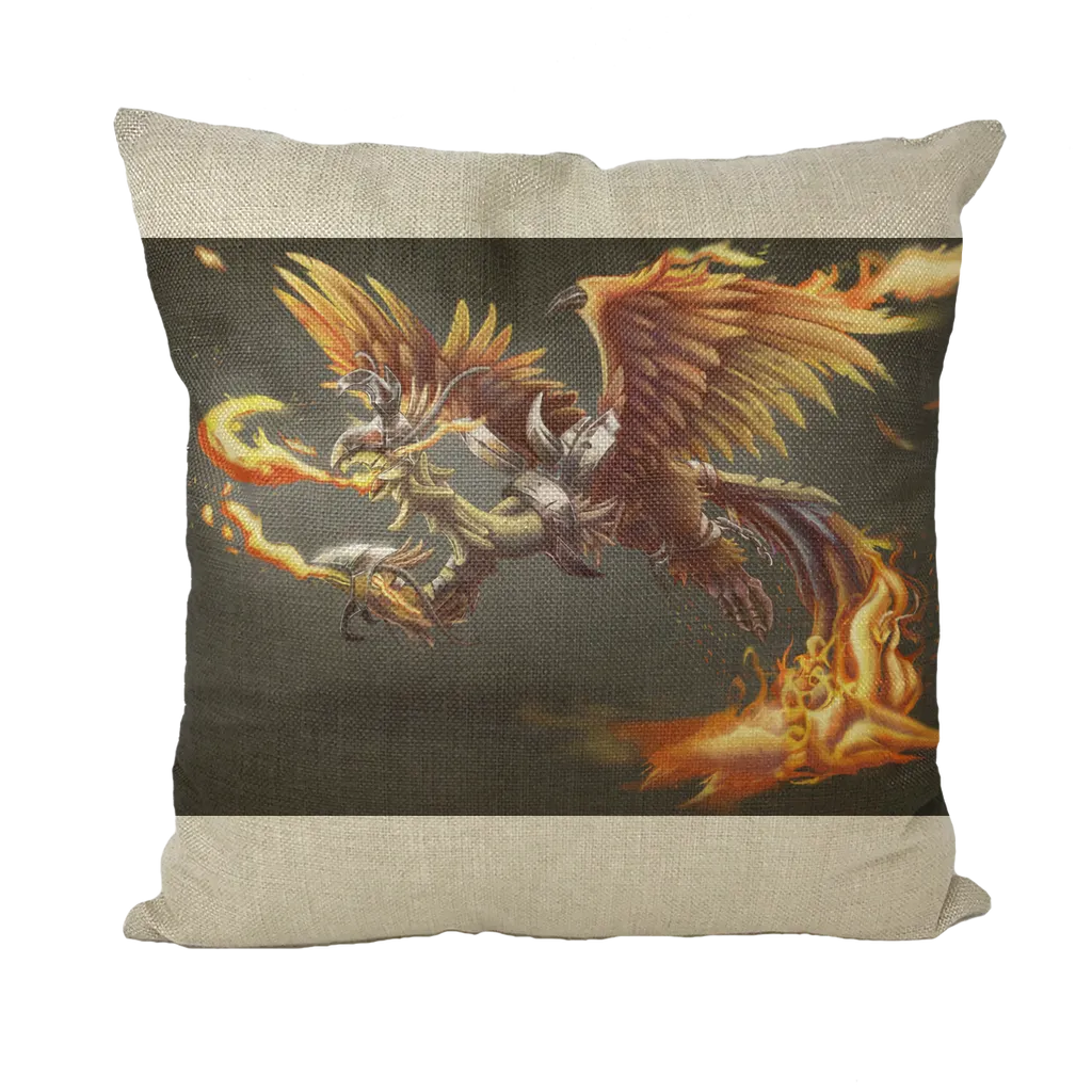 MercilessPheonix_Concept_noname Throw Pillows