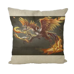 MercilessPheonix_Concept_noname Throw Pillows