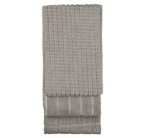 Microfibre 3 Pack Tea Towel Grey