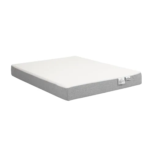 Nilkamal SLEEP Max ICEFOAM™ 8 Inch Triple Layer Orthopaedic Mattress, Ideal for Back and Neck Support with Soft Tencel Cover, Queen Size Luxury Mattress (72x60x8, Grey & White)