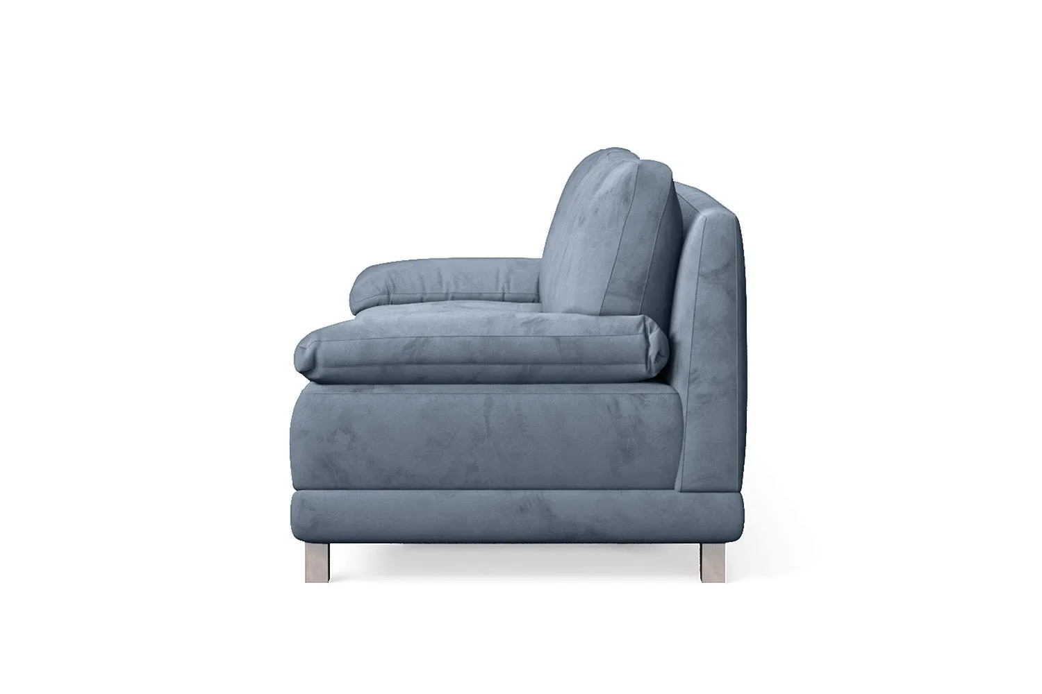 Novara 3 Seater Sofa Baby Blue Velvet