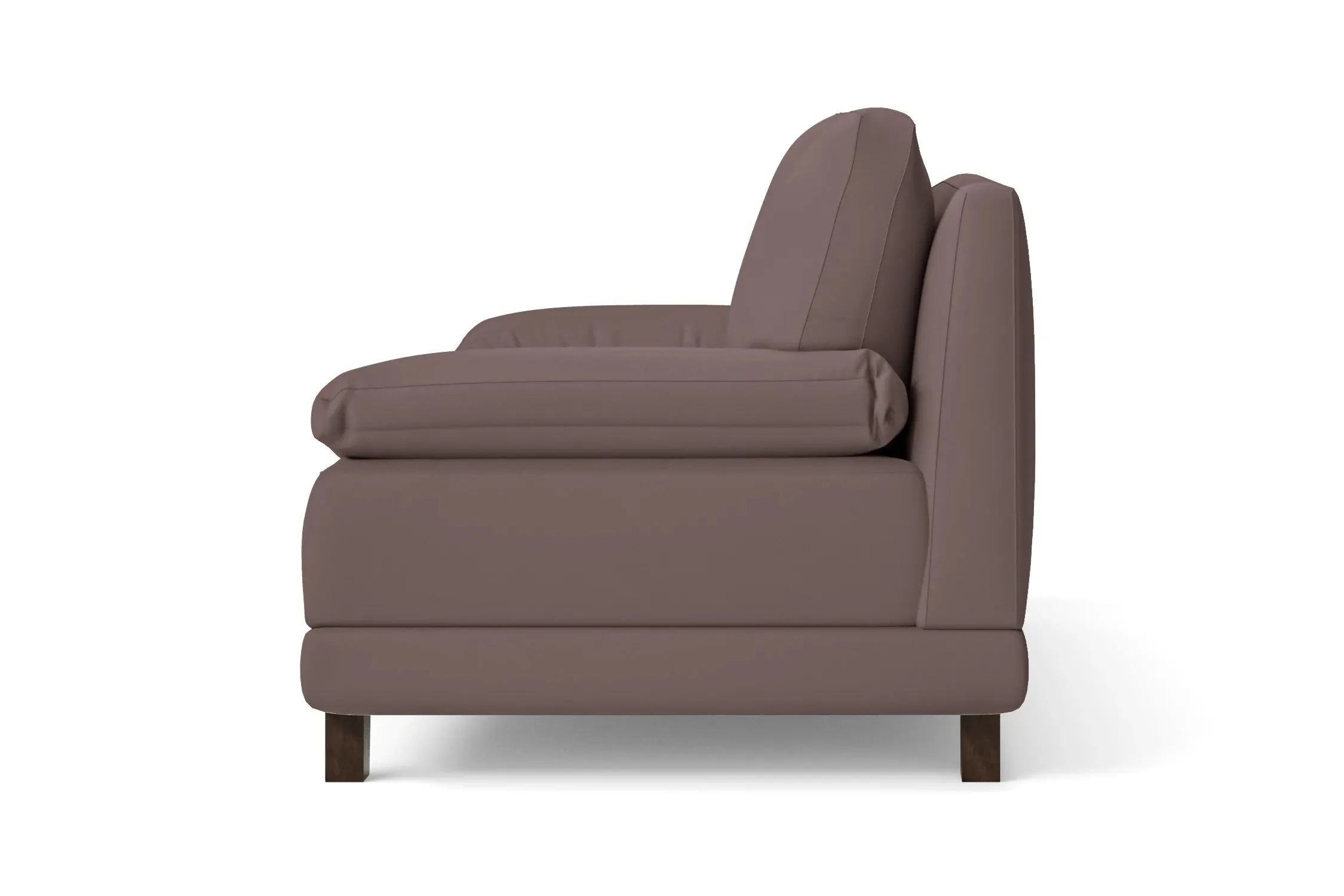 Novara 3 Seater Sofa Rose Taupe Leather