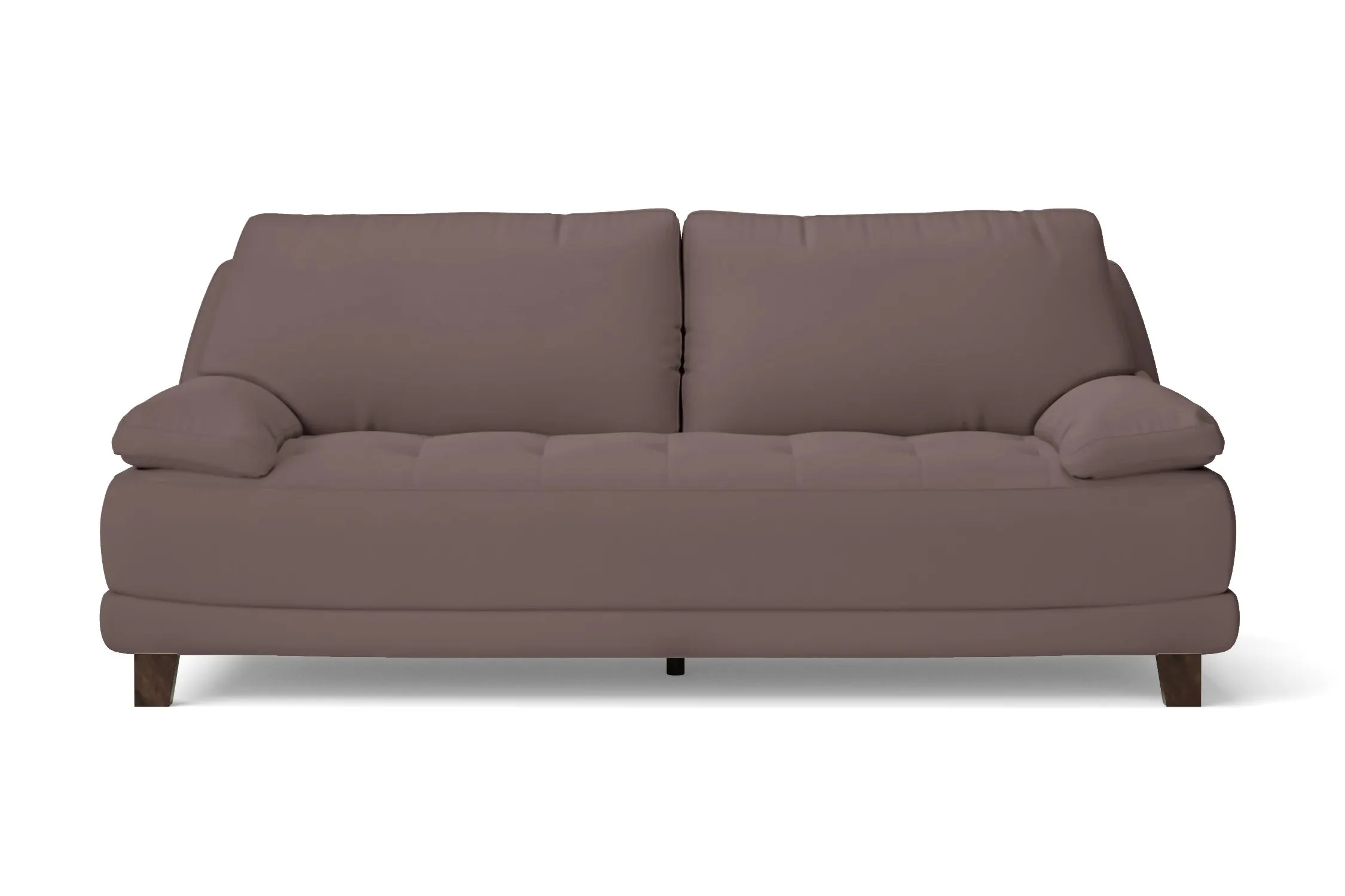 Novara 3 Seater Sofa Rose Taupe Leather