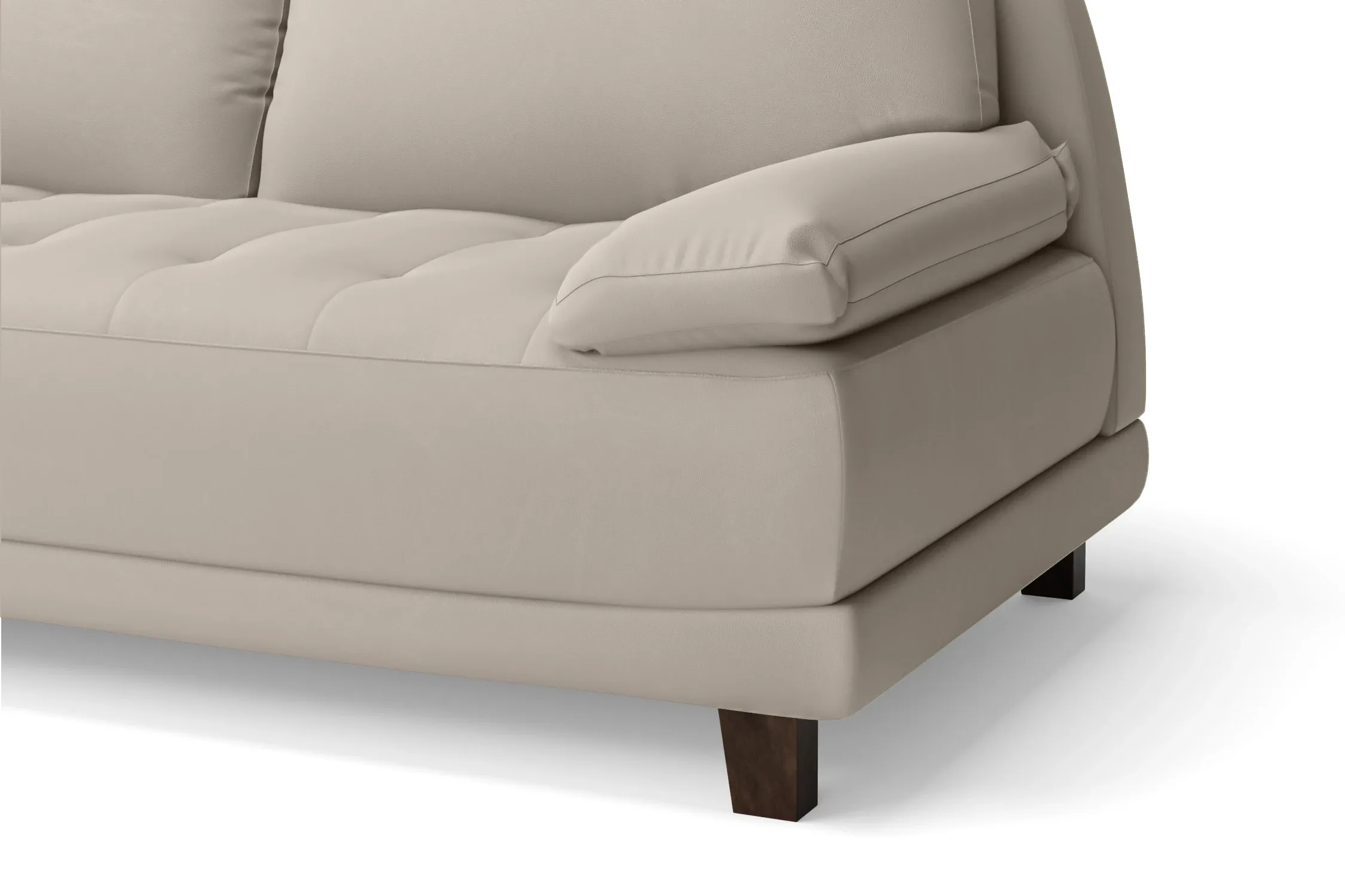 Novara 3 Seater Sofa Sand Leather