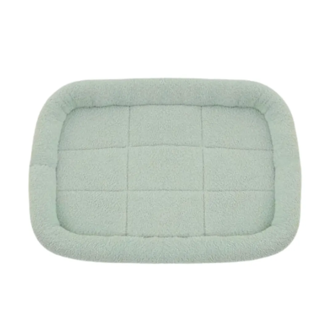 PetAffairs Plush Dog Bed with Calming Pad for Pets