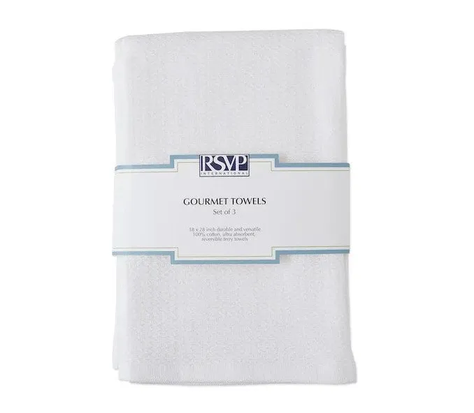 RSVP Gourmet Towels Set Of 3