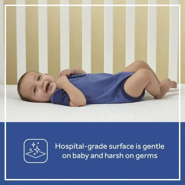 Sealy® Orion™ Lightweight Antibacterial 2-Stage Baby & Toddler Crib Mattress