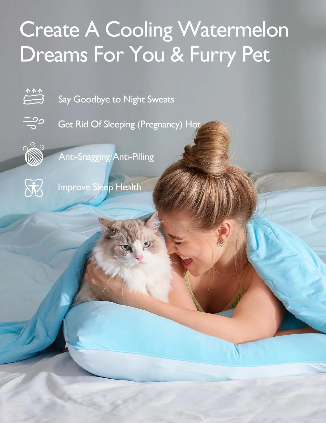 Silky-Soft Cooling Comforter