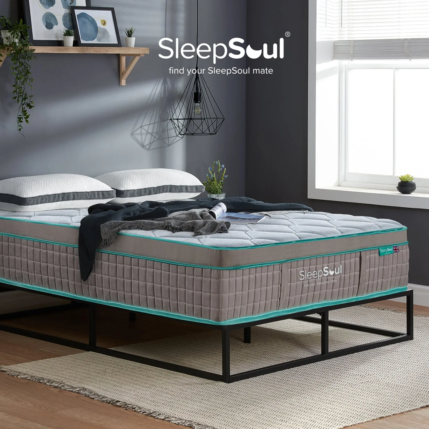 SleepSoul Quartz 1500 Pocket Sprung Mattress 120X200