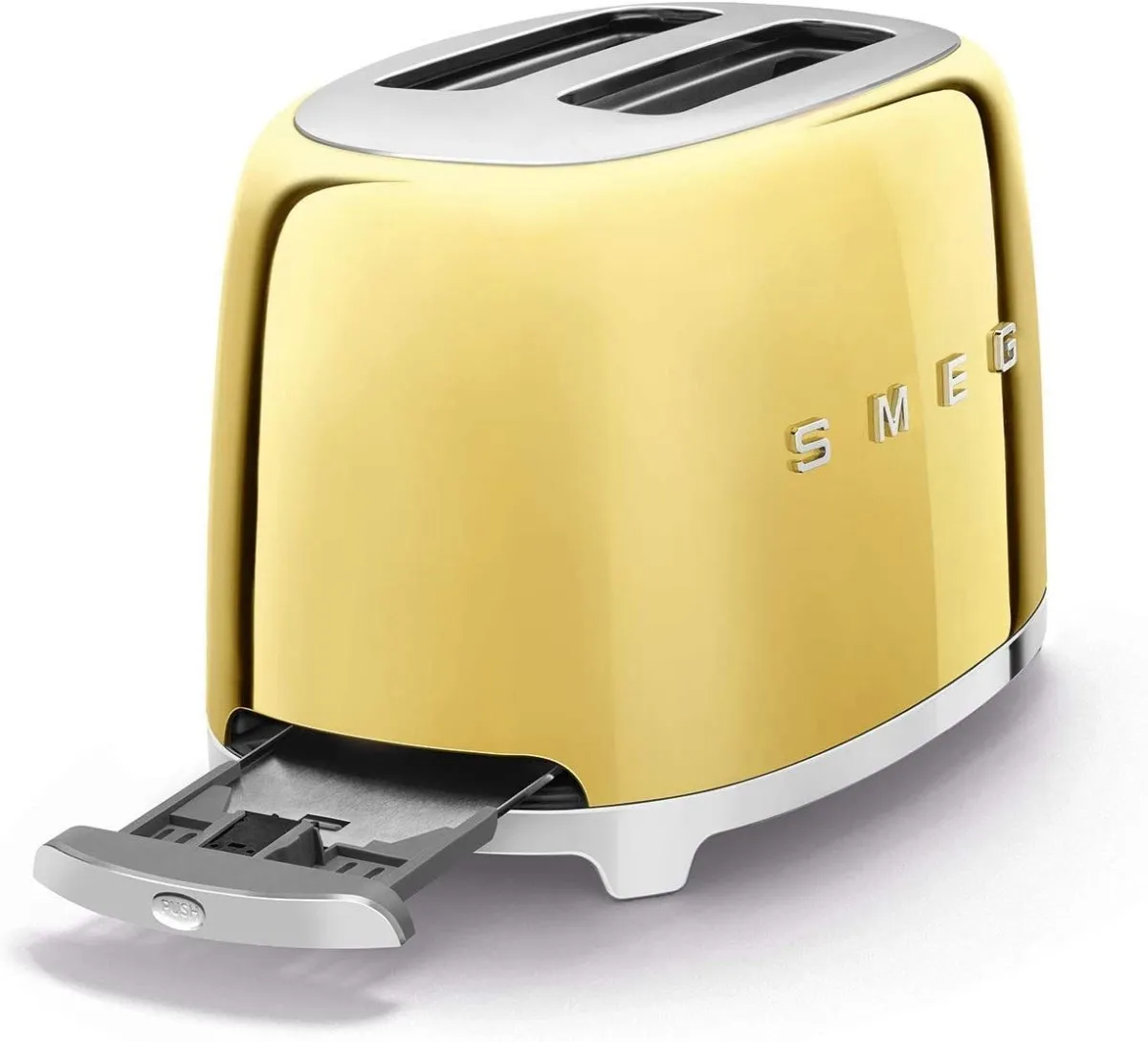 SMEG TSF01GOUK 2-Slice Toaster - Gold