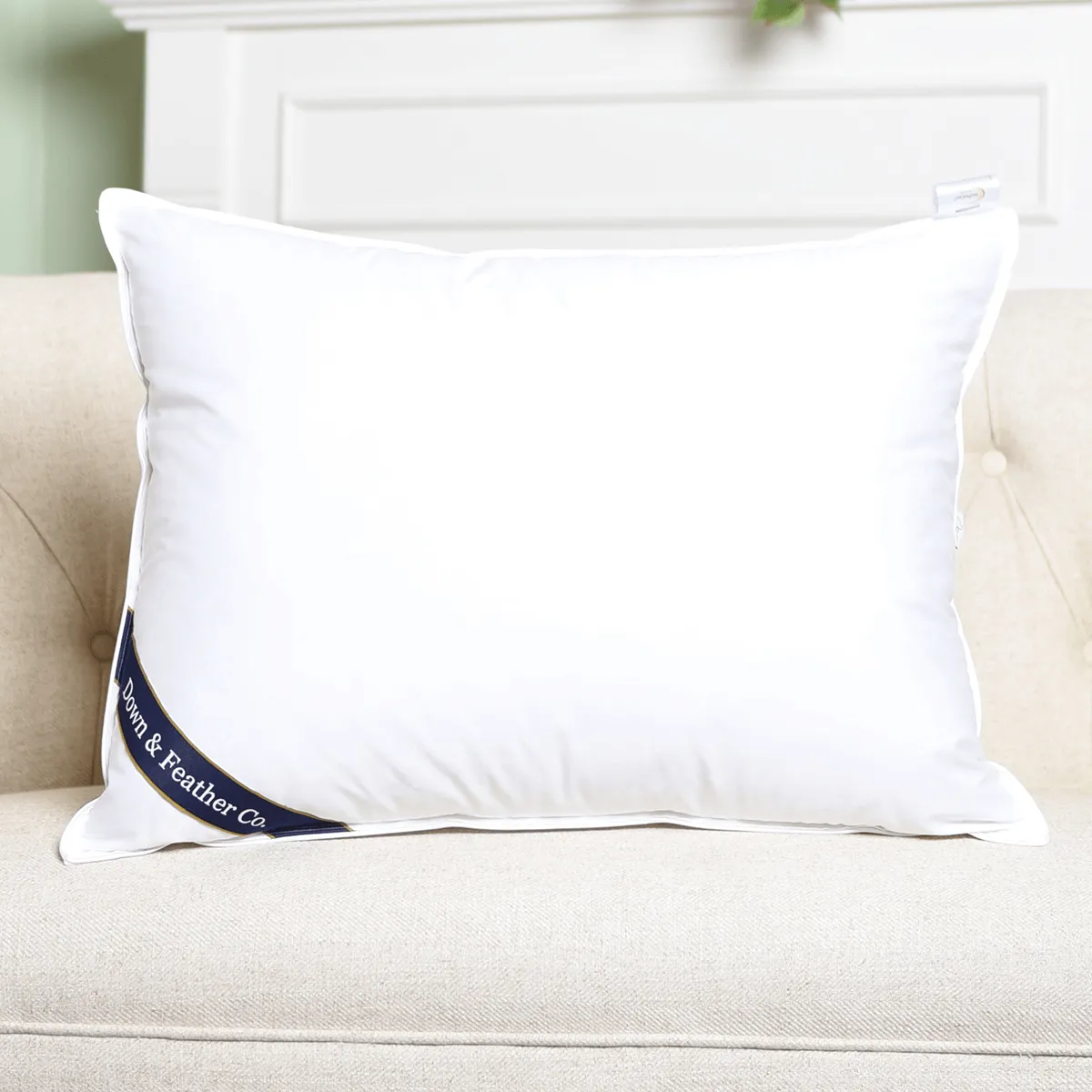 Snuggle Soft Classic Down Feather Pillow Standard Size - Medium (23oz)